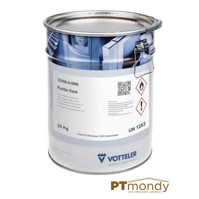 Votteler 33550 Puridur Karat univerzálny viacvrstvový bezfarebný UV lak         