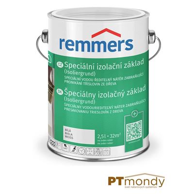Remmers špeciálny izolačný základ zabraňuje presakaniu trieslovín z dreva       